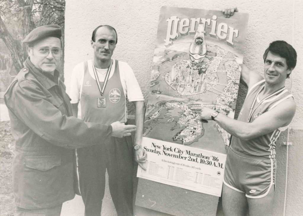 1986 - New York City Marathon (Ernst Freudenthaler, Kurt Eckl, Hans Plasch)